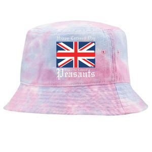 Happy Treason Day Ungrateful Colonial Peasants 4th Of July Tie-Dyed Bucket Hat