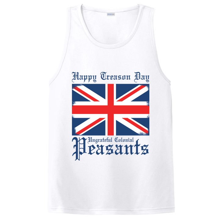 Happy Treason Day Ungrateful Colonial Peasants 4th Of July PosiCharge Competitor Tank
