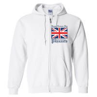 Happy Treason Day Ungrateful Colonial Peasants 4th Of July Full Zip Hoodie