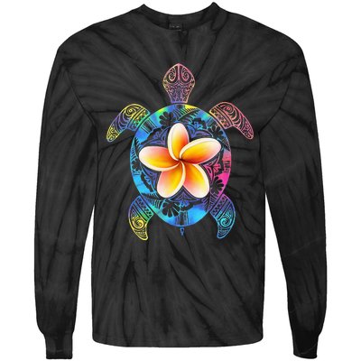 Hawaiian Tie Dye Sea Turtle Hawaii For Men And Women Tie-Dye Long Sleeve Shirt