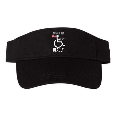 Handicap T Disabled But Deadly Valucap Bio-Washed Visor