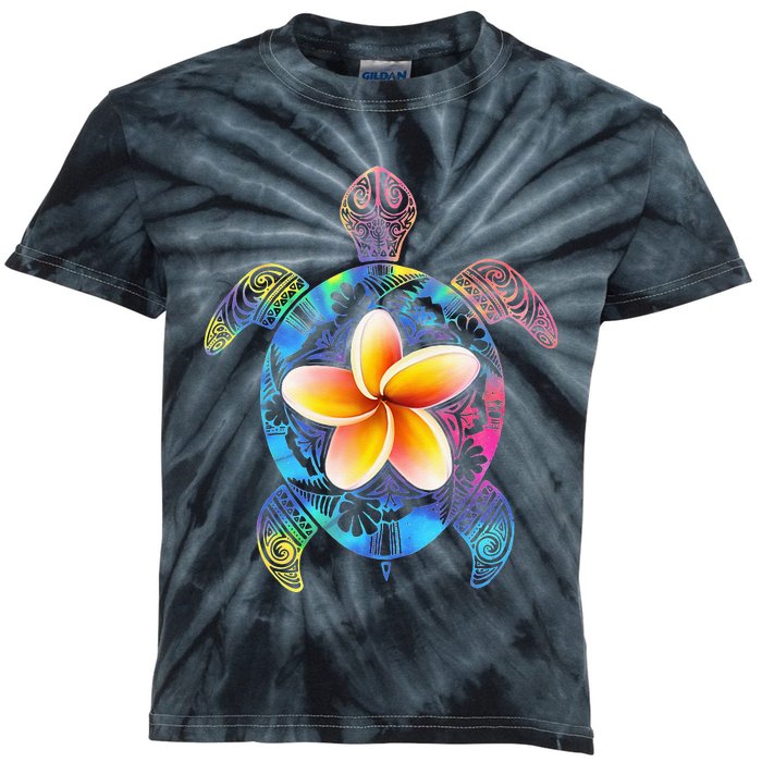 Hawaiian Tie Dye Sea Turtle Hawaii For Men And Women Kids Tie-Dye T-Shirt