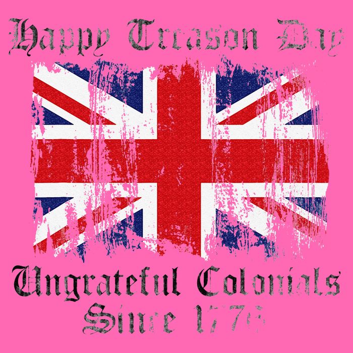 Happy Treason Day Ungrateful Colonials 1776 4th of July Stripe Pom Pom Beanie