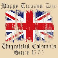 Happy Treason Day Ungrateful Colonials 1776 4th of July Drawstring Bag