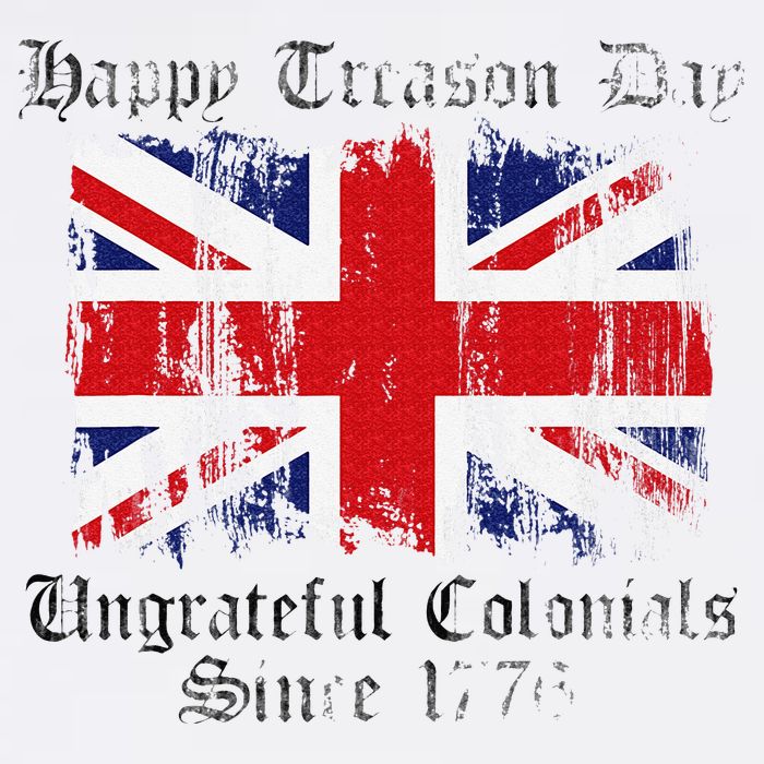 Happy Treason Day Ungrateful Colonials 1776 4th of July Bucket Hat