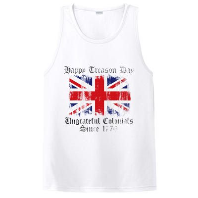 Happy Treason Day Ungrateful Colonials 1776 4th of July PosiCharge Competitor Tank