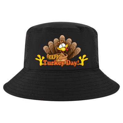 Happy Turkey Day Funny Thanksgiving Cool Comfort Performance Bucket Hat