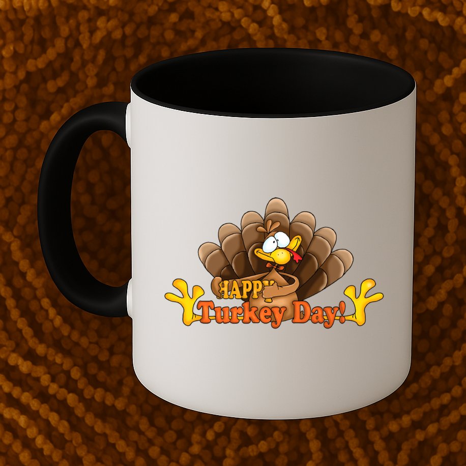Happy Turkey Day Funny Thanksgiving Mug