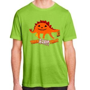 Halloween TRex Dinosaur Trick Rawr Treat Gift Funny Gift Adult ChromaSoft Performance T-Shirt