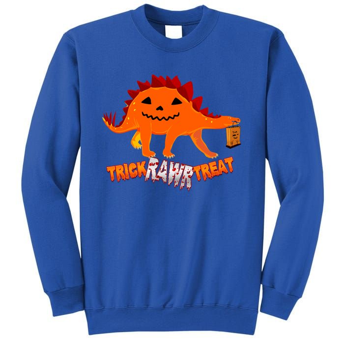 Halloween TRex Dinosaur Trick Rawr Treat Gift Funny Gift Sweatshirt