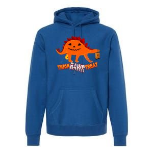 Halloween TRex Dinosaur Trick Rawr Treat Gift Funny Gift Premium Hoodie