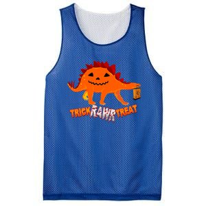 Halloween TRex Dinosaur Trick Rawr Treat Gift Funny Gift Mesh Reversible Basketball Jersey Tank