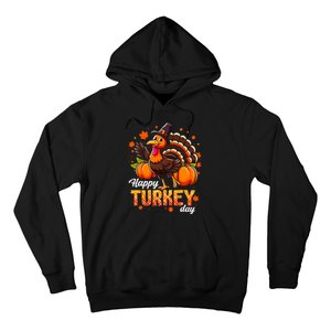 Happy Turkey Day Fall Autumn Thanksgiving Hoodie