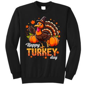 Happy Turkey Day Fall Autumn Thanksgiving Sweatshirt