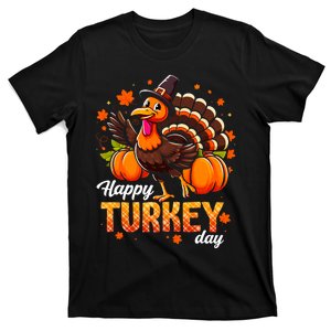 Happy Turkey Day Fall Autumn Thanksgiving T-Shirt