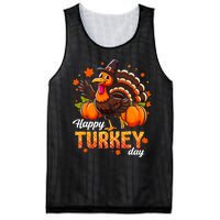 Happy Turkey Day Fall Autumn Thanksgiving Mesh Reversible Basketball Jersey Tank