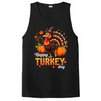 Happy Turkey Day Fall Autumn Thanksgiving PosiCharge Competitor Tank