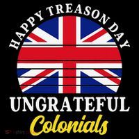 Happy Treason Day Ungrateful Colonials 4th Of July Mesh Reversible Basketball Jersey Tank