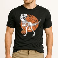 Halloween TRex Dinosaur Skeleton Cooling Performance Crew T-Shirt