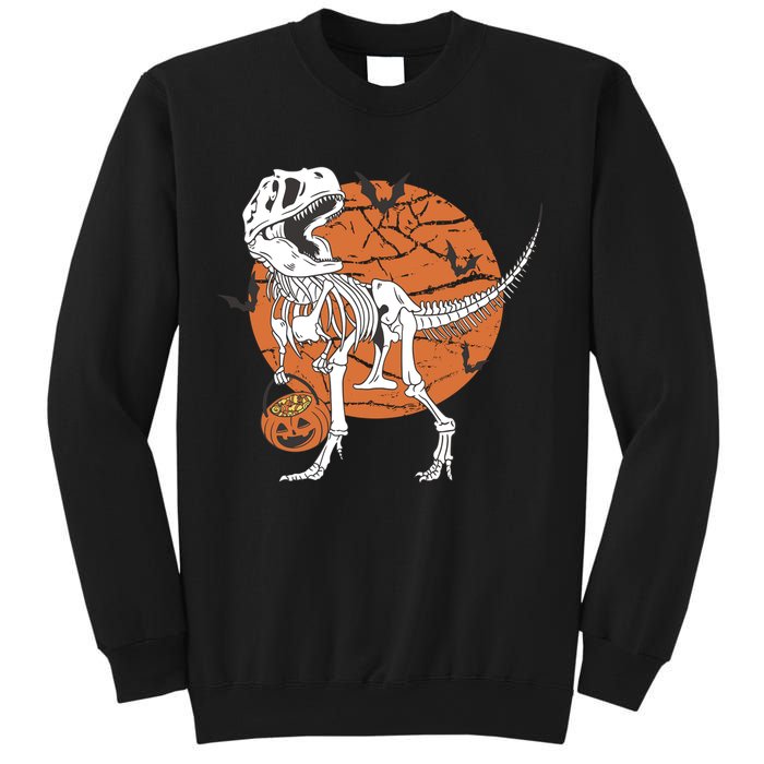 Halloween TRex Dinosaur Skeleton Sweatshirt