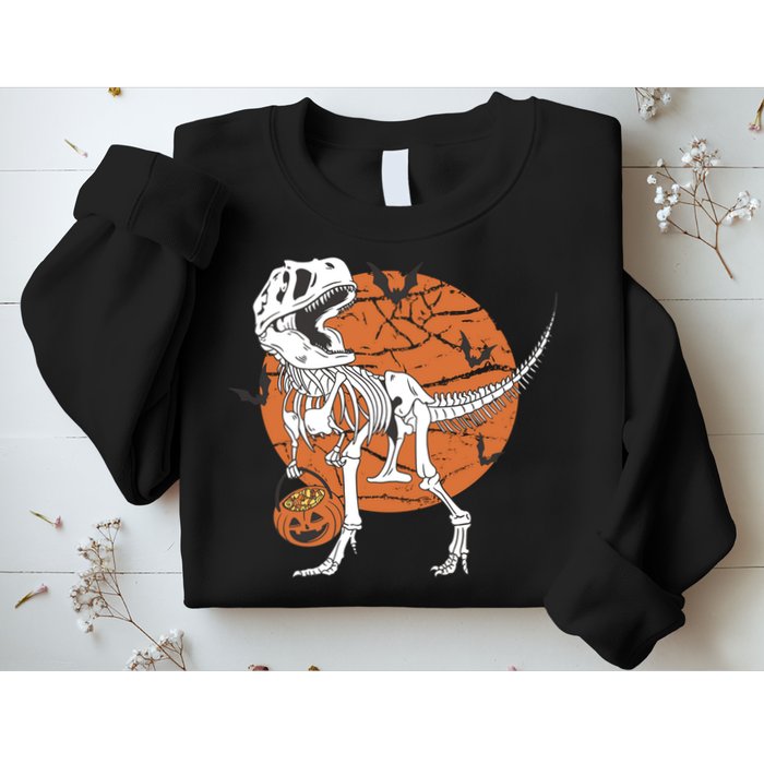 Halloween TRex Dinosaur Skeleton Sweatshirt