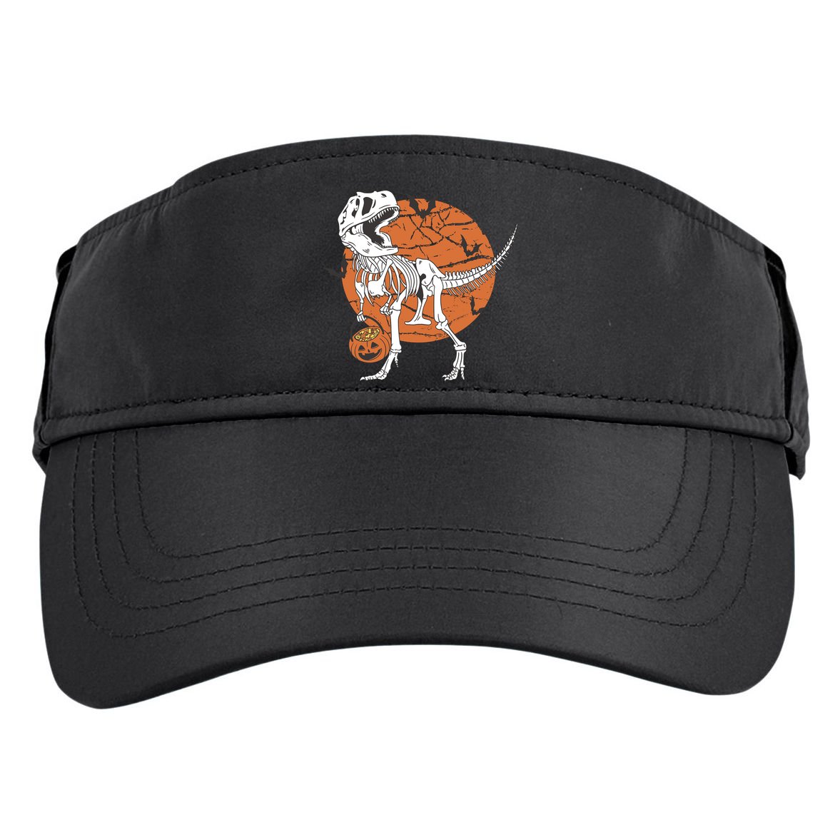 Halloween TRex Dinosaur Skeleton Adult Drive Performance Visor