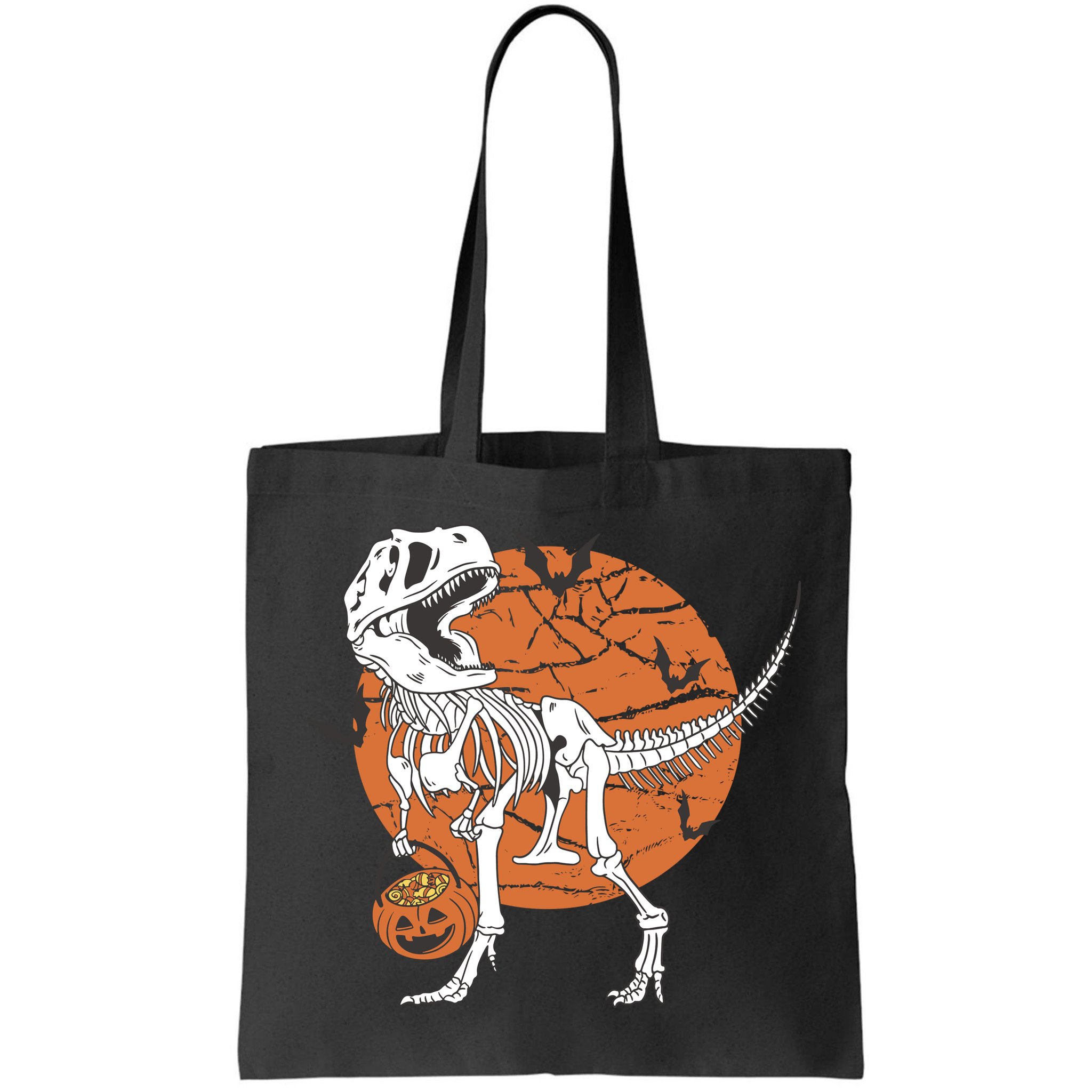 Halloween TRex Dinosaur Skeleton Bag