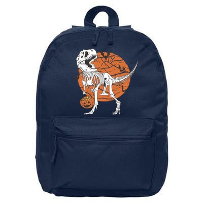 Halloween TRex Dinosaur Skeleton 16 in Basic Backpack