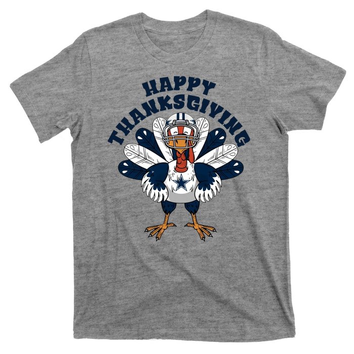 Happy Thanksgiving Dallas Cowboys Turkey T-Shirt