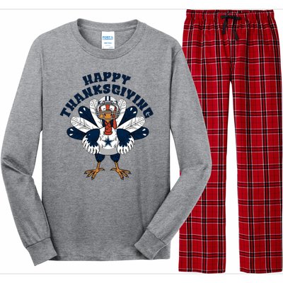 Happy Thanksgiving Dallas Cowboys Turkey Long Sleeve Pajama Set