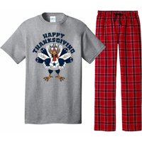 Happy Thanksgiving Dallas Cowboys Turkey Pajama Set