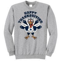 Happy Thanksgiving Dallas Cowboys Turkey Tall Sweatshirt