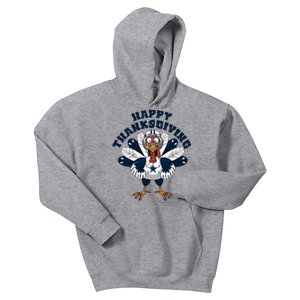 Happy Thanksgiving Dallas Cowboys Turkey Kids Hoodie