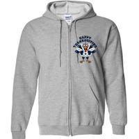 Happy Thanksgiving Dallas Cowboys Turkey Full Zip Hoodie