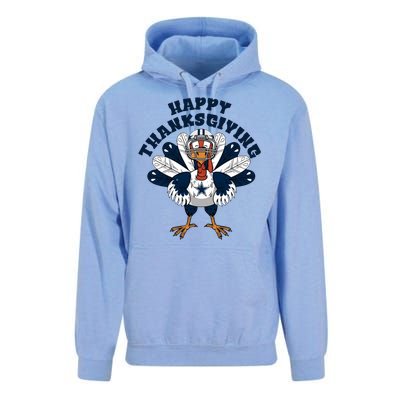 Happy Thanksgiving Dallas Cowboys Turkey Unisex Surf Hoodie