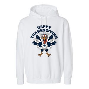 Happy Thanksgiving Dallas Cowboys Turkey Garment-Dyed Fleece Hoodie