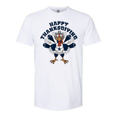 Happy Thanksgiving Dallas Cowboys Turkey Softstyle® CVC T-Shirt