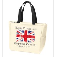Happy Treason Day Ungrateful Colonials 1776 4th of July Zip Tote Bag