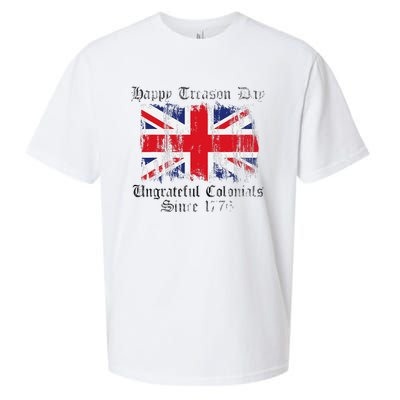 Happy Treason Day Ungrateful Colonials 1776 4th of July Sueded Cloud Jersey T-Shirt