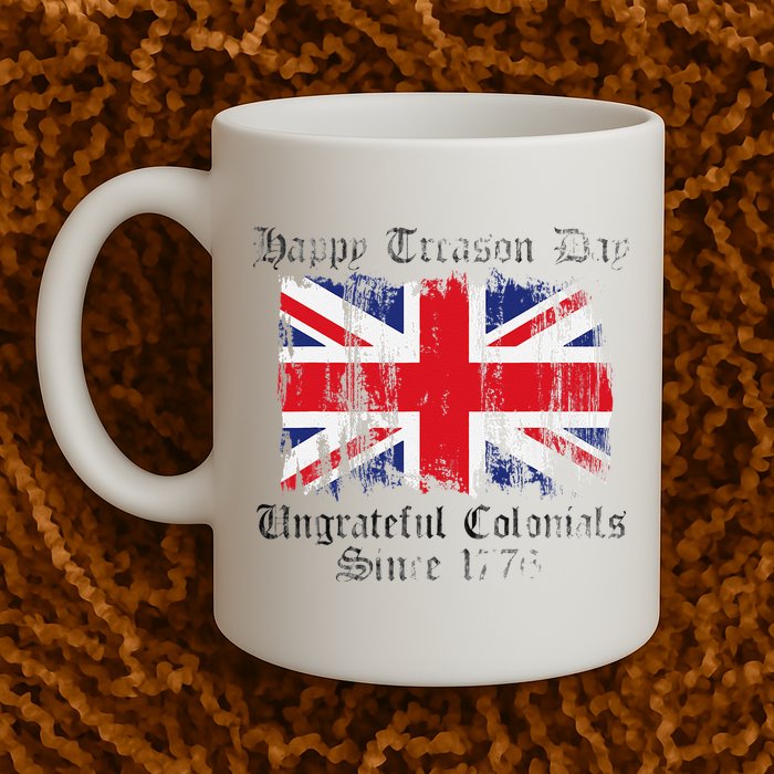 Happy Treason Day Ungrateful Colonials 1776 4th of July Mug