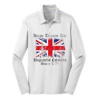 Happy Treason Day Ungrateful Colonials 1776 4th of July Silk Touch Performance Long Sleeve Polo