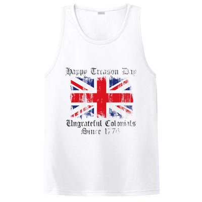 Happy Treason Day Ungrateful Colonials 1776 4th of July PosiCharge Competitor Tank