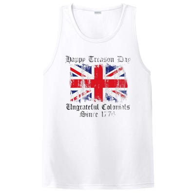 Happy Treason Day Ungrateful Colonials 1776 4th of July PosiCharge Competitor Tank