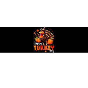 Happy Turkey Day Fall Autumn Thanksgiving Gift Bumper Sticker