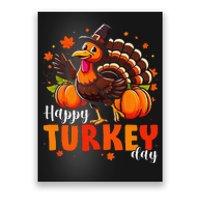 Happy Turkey Day Fall Autumn Thanksgiving Gift Poster