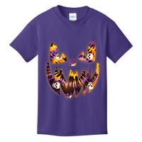Halloween Tie Dye Jackolantern Face Kids T-Shirt