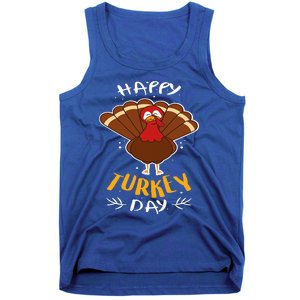 Happy Turkey Day  Funny Thanksgiving Day Holiday Gift Tank Top