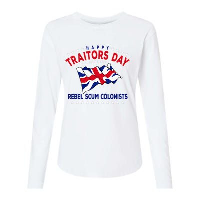 Happy Traitors Day Womens Cotton Relaxed Long Sleeve T-Shirt