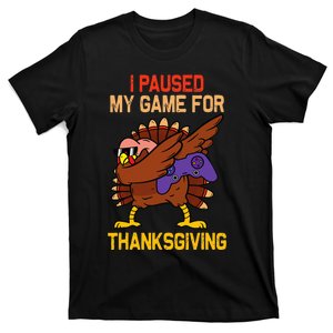 Happy Thanksgiving Dabbing Gamer Turkey T-Shirt