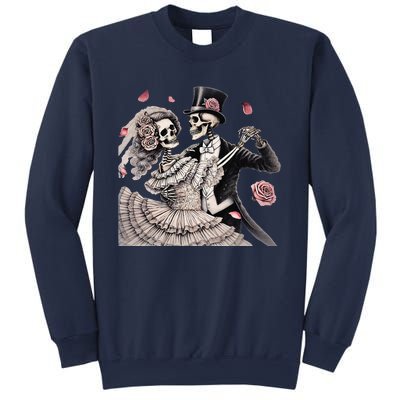 Halloween Thrills Dancing Skeleton Couple Cyborg Zombie Sweatshirt